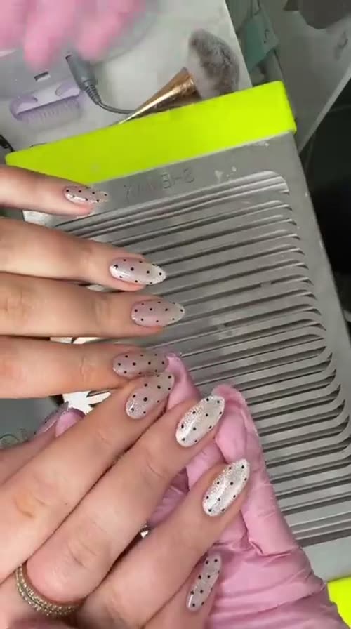Glitter and floral art