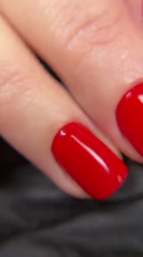Soft red finish