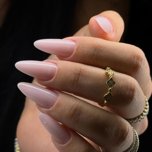 Long pink almond set